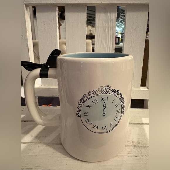 Rae Dunn “Up til Midnight” Mug with Blue Interior - Picture 3 of 4